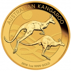 Золотая монета Австралии "Кенгуру", Австралия Australian Gold Kangaroo 1 унция