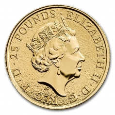 Золотая монета Великобритании "Лев Англии" 7,78 грамм 2016 год