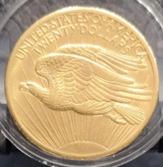 Золотая монета "СВОБОДА" 20 долларов, 1877-1907, США
