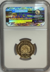 Золотая монета Червонец "Сеятель" В СЛАБЕ NGC PF69, ЛМД , ПРУФ 8,6 грамм 1980 год,