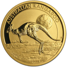 Золотая монета Австралии "Кенгуру", Австралия Australian Gold Kangaroo 1 унция