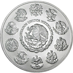 Серебряная монета "Мексиканский либертад"